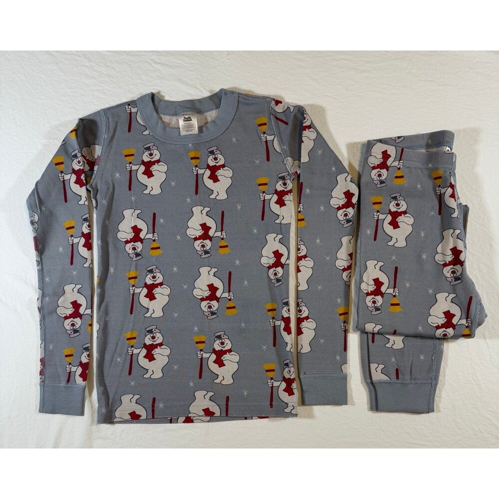 NWOT Hanna Andersson Frosty The Snowman Long John SET 140 cm / US 10